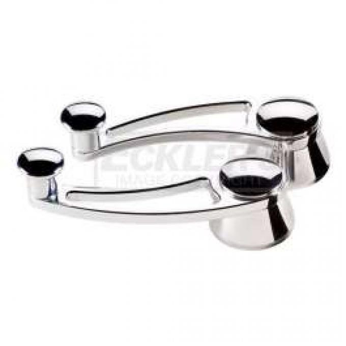 Chevy And GMC Truck Inside Window Handles, Billet Aluminum, 1947-1987