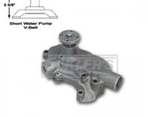 Chevy And GMC Truck Water Pump, Small Block, Short Style, AC Delco, 1965-1972