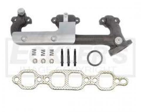 Chevy & GMC Truck Manifold. Exhaust, Left, 5.0L/5.7L, w/Heat Shield, 1988-1995