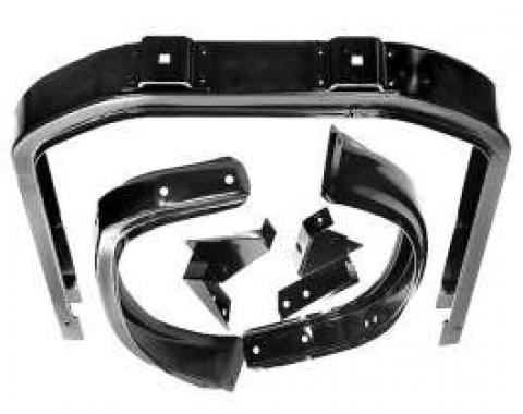 Chevy Truck Radiator Core Support Set, Upper, With Ledge Brackets, 1950-1955(1st Series)