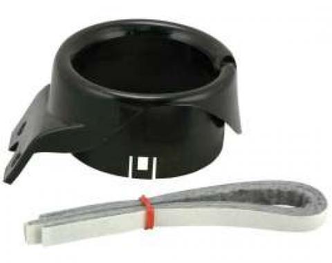 Chevy Truck Vent Ball Housing, Left, Black, 1967-1972