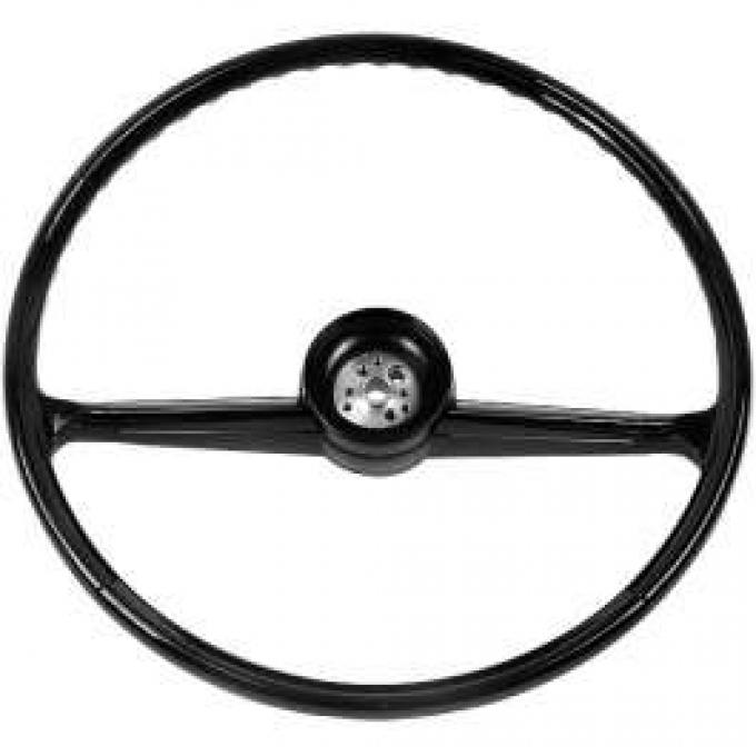 Chevy Truck Steering Wheel, Black, 1960-1966