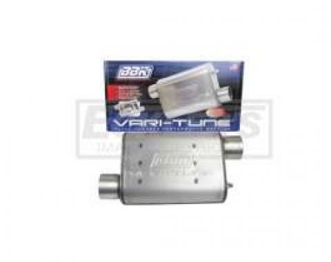 Truck BBK 3 Vari-Tune Adjustable Stainless Steel Performance Muffler, Offset