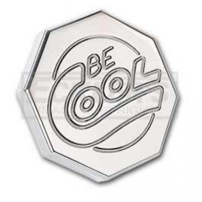 Chevy Or GMC Truck Radiator Cap, 12-15 Lb, Be Cool, Octagon Style, Polished Finish, 1958-1972