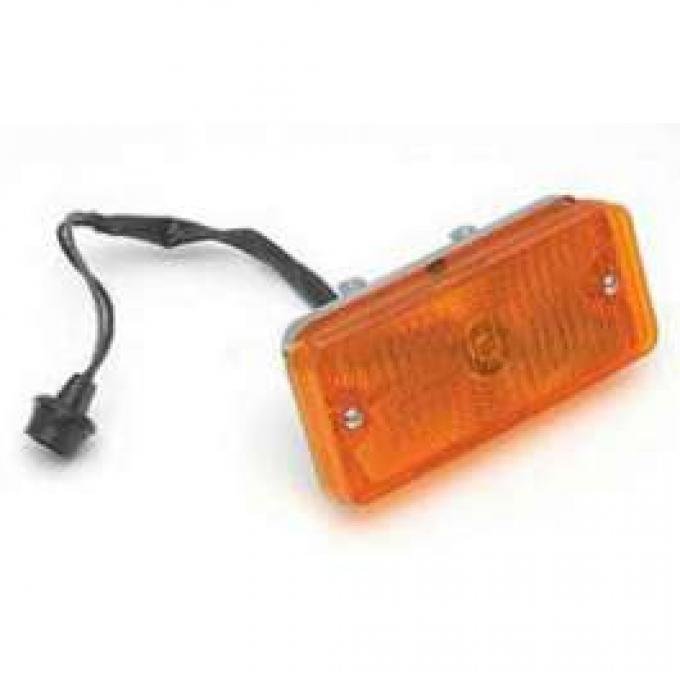 Chevy Truck Parking & Turn Signal Light Assembly, Amber, Left, 1967-1968