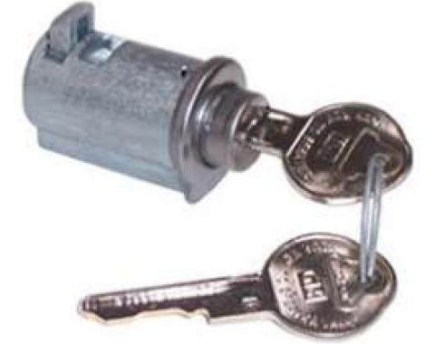 Chevy Truck Glove Box Lock, With Original Style Keys, 1954-1972