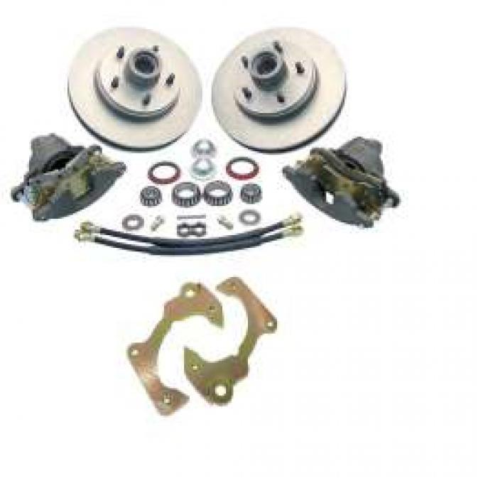 Chevy Truck Disc Brake Kit, Front, At The Wheel, 5 On 4-3/4 Bolt Pattern, 1963-1970