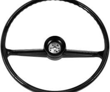 Chevy Truck Steering Wheel, Black, 1960-1966