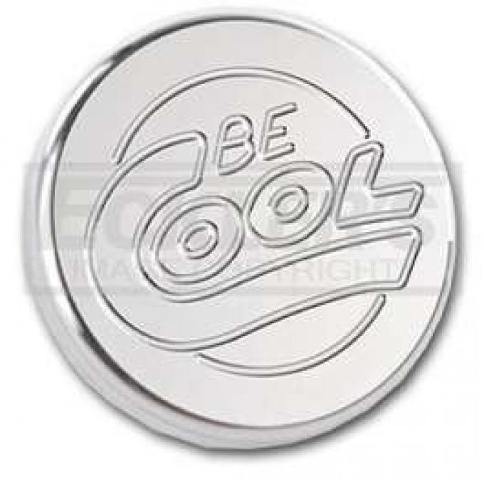 Chevy Or GMC Truck Radiator Cap, 13 Lb, Be Cool, Round Style, Billet, Natural Finish