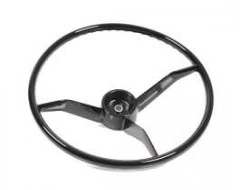 Chevy Truck Steering Wheel, Black, 1957-1959
