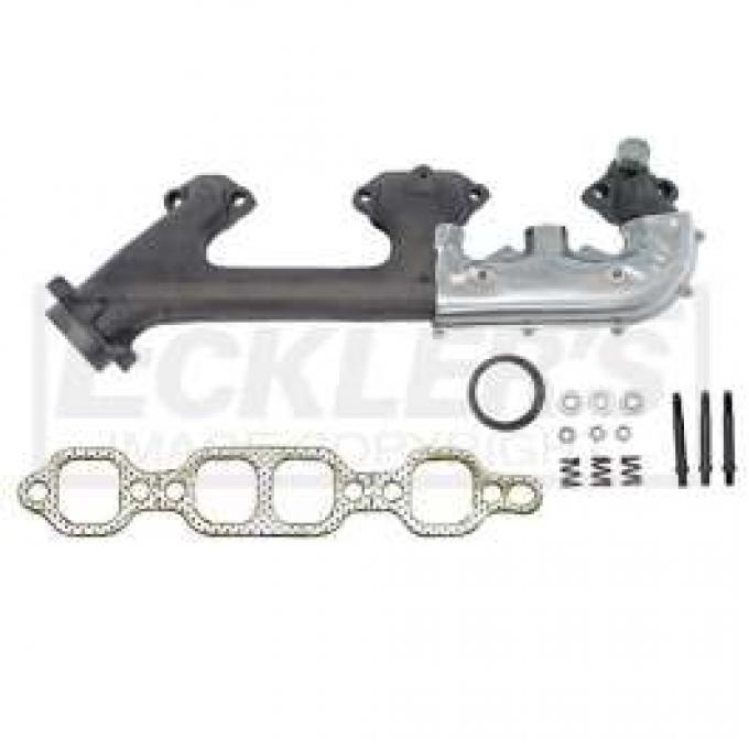 Chevy & GMC Truck Manifold. Exhaust, Right, 5.0L/5.7L, w/EGR, w/Heat Shield, 1987-1990