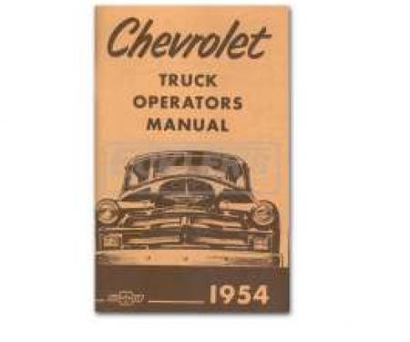 Chevy Truck Owner's Manual, 1954