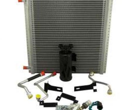 Chevy Truck Air Conditioning Condenser Kit, For Passenger Side Mounted Compressor, 1947-1955