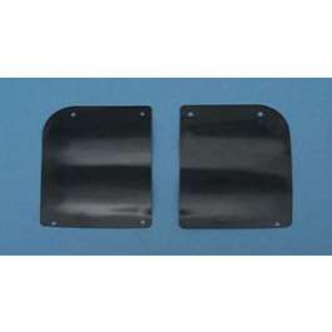 Chevy Truck Door Hinge Covers, Lower, 1955-1959