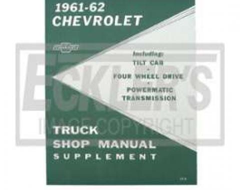 Chevy Truck Shop Manual, Supplement, 1961-1962