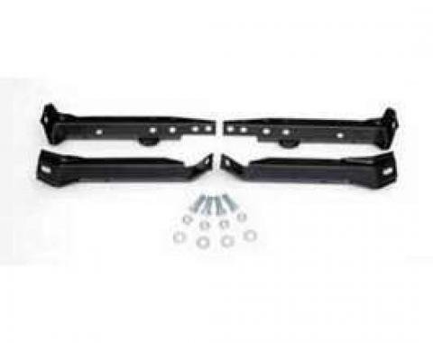 Chevy Truck Bumper Bracket Set, Rear, For Trucks With Leaf Spring Rear Suspension, 1967-1972