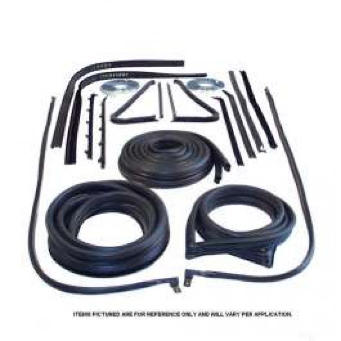 Chevy Truck Weatherstrip Kit, For Trucks With 3 Window Cab,1947-1948