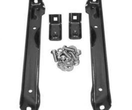 Chevy Truck Bumper Bracket Set, Front, 4 Wheel Drive, 1971-1972