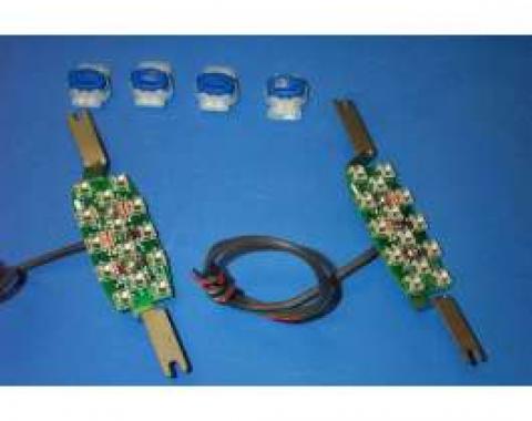 Chevy Truck LED Taillight Conversion Kit, Fleet Side, 1960-1966
