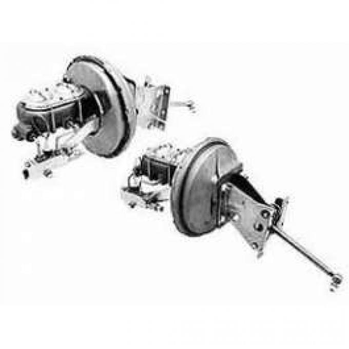 Chevy Truck Front & Rear Disc Power Brake Booster Kit, 1963-1966