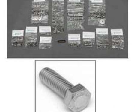 Chevy Truck Cab & Front End Sheet Metal Bolt Kit, Stainless Steel Hex Head, 1958-1959