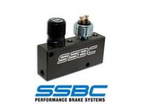 Chevy Truck Proportioning Valve, SSBC, Adjustable, With Brake Light Switch