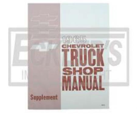 Chevy Truck Shop Manual, Supplement, 1965