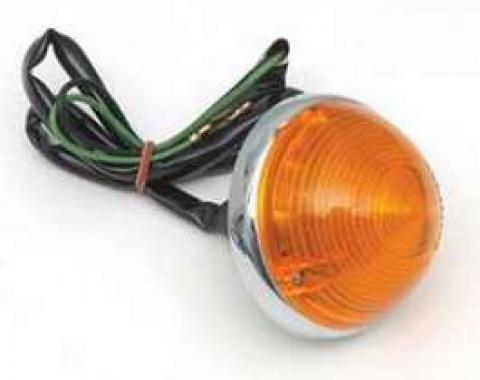 Chevy Parking & Turn Signal Light Assembly, Amber, 1955-1957