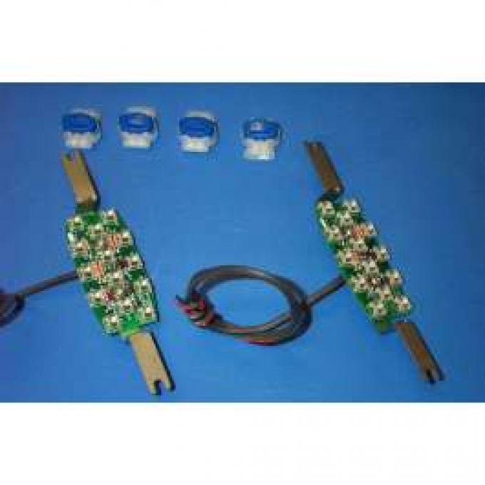 Chevy Truck LED Taillight Conversion Kit, Fleet Side, 1960-1966