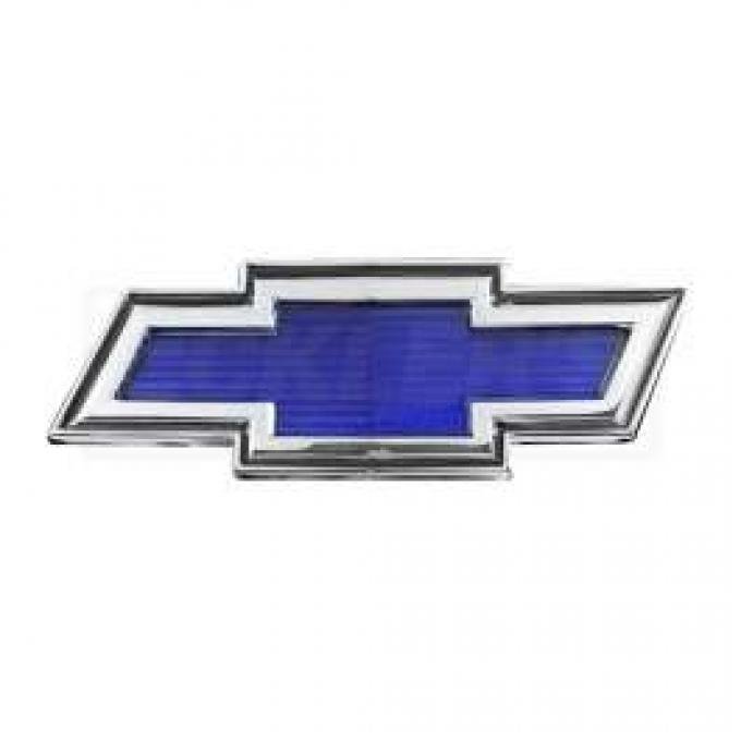 Chevy Truck Hood Emblem, Blue Bowtie, 1969-1970