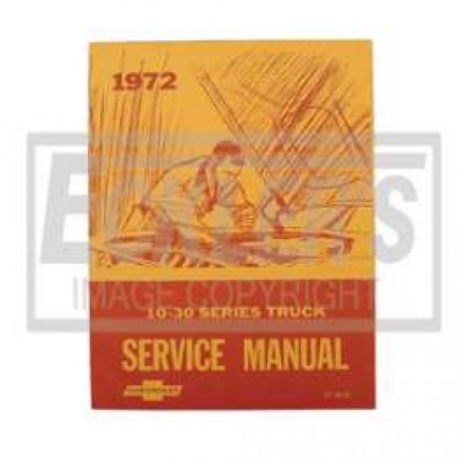 Chevy Truck Shop Manual, 1972