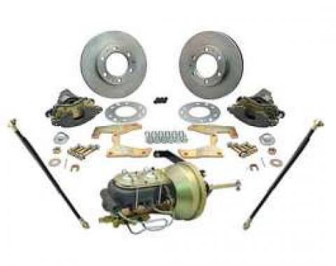 Chevy Truck Power Disc Brake Kit, Front, 6-Lug, 1955-1959