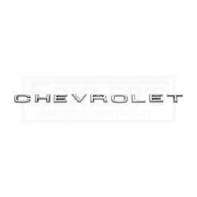 Chevy Truck Hood Letter Set, Chevrolet Word, 1967-1968