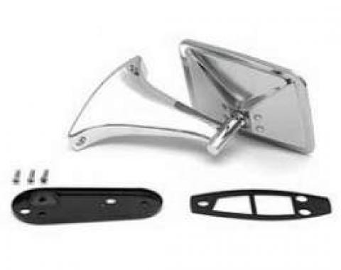Chevy Truck Outside Door Mirror Assembly, Right, 1970-1972