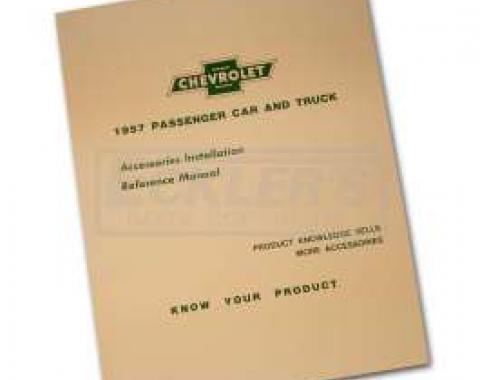 Chevy Truck Accessories Installation Manual, 1957