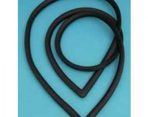 Chevy Truck Window Weatherstrip, Rear, Large, Standard, 1967-1972