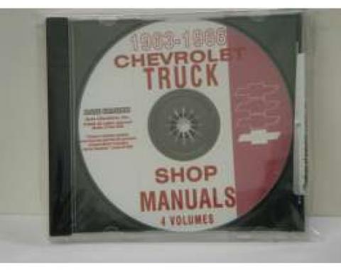 Chevy Truck Shop Manual, On CD, 1963-1966