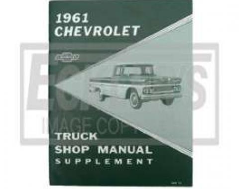 Chevy Truck Shop Manual, Supplement, 1961