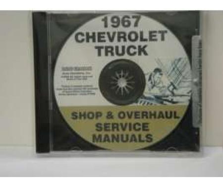 Chevy Truck Service, Shop & Overhaul Manuals, On CD, 1967