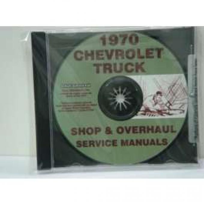 Chevy Truck Shop, Service & Repair Manuals, On CD, 1970