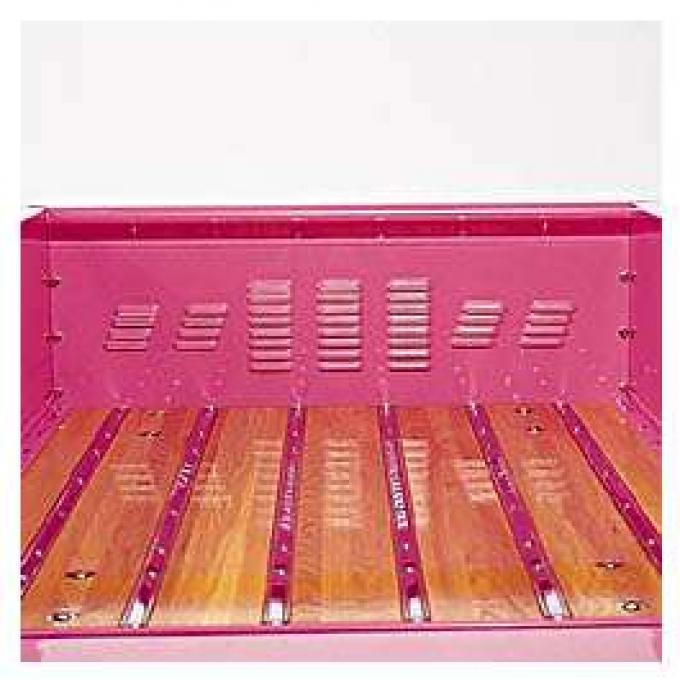 Chevy Truck Bed Panel, Front, Louvered, Bowtie, 19541959 Classic Truck