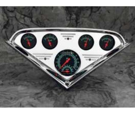 Chevy Truck Dash Insert, Polished Billet Aluminum, 1955-1959
