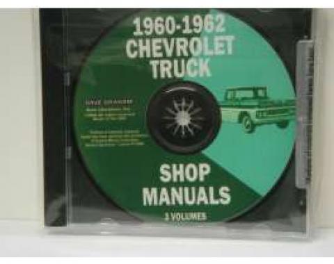 Chevy Truck Shop Manual, On CD, 1960 & 1962