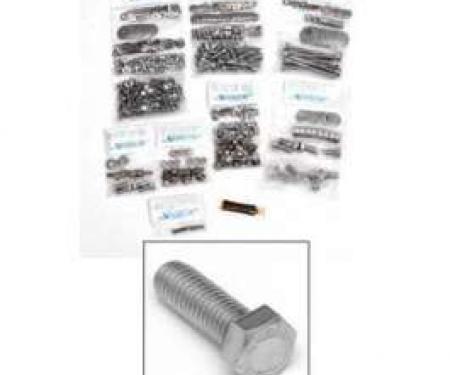 Chevy Truck Hex Head Bolt Kit, Fleet Side Short Bed, Stainless Steel, 1960-1966