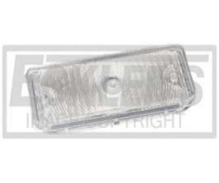 Chevy Truck Parking Light, Turn Signal Lens, Clear, Right, 1967-1968