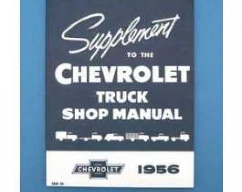 Chevy Truck Shop Manual, Supplement, 1956