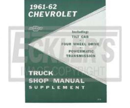 Chevy Truck Shop Manual, Supplement, 1961-1962