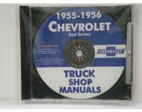 Chevy Truck Shop Manual, On CD, 1955-1956