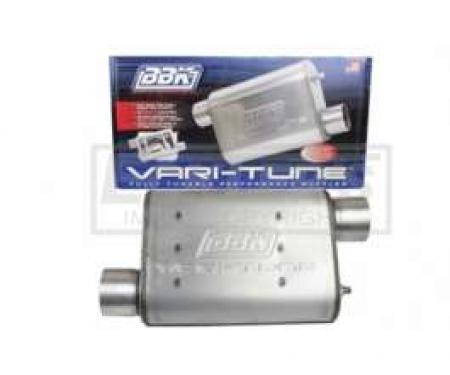 Truck BBK 2-3/4 Vari-Tune Adjustable Stainless Steel Performance Muffler, Offset
