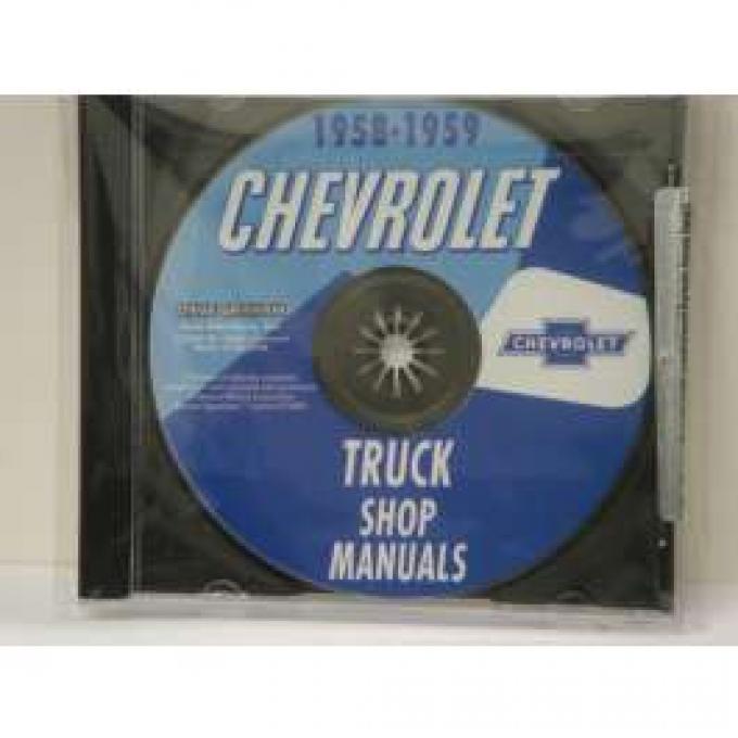 Chevy Truck Shop Manual, On CD, 1958-1959